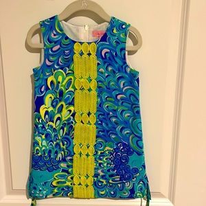 EUC size 3 Lilly Pulitzer Lilly’s Lagoon shift dress